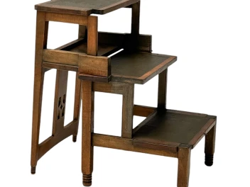 Jac. van den Bosch 't Binnenhuis Art Deco Library Chair or Library Steps, 1916